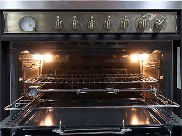 Kaiser HGE 93555 Med Elektrisk Gasugn 90cm/Elektrisk Ugn/Ugn/115L / Gaskokplatta/ 4,5 Kw WOK