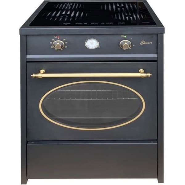 GURARI GCH E 612 BL r Induktionshäll 60 cm, Retro, Svart, Spis