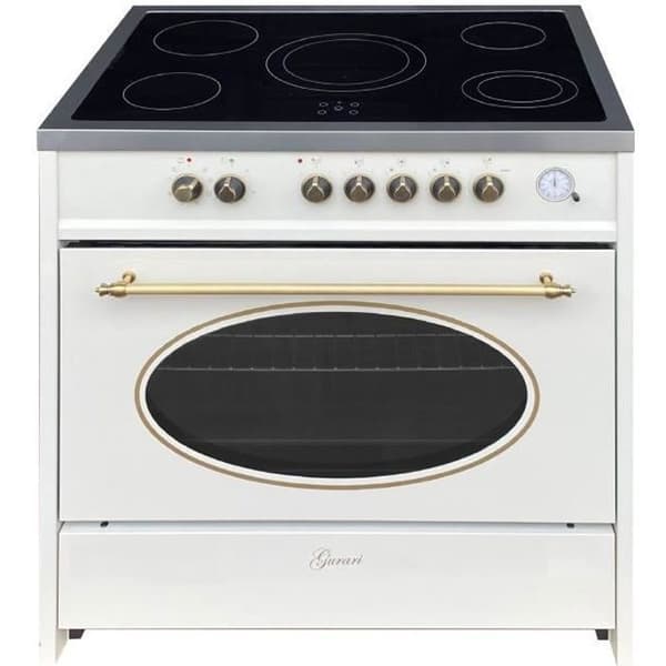 GURARI GCH E 912 Cr r Elektrisk spis 90 cm, Retro, Kräm, Spis