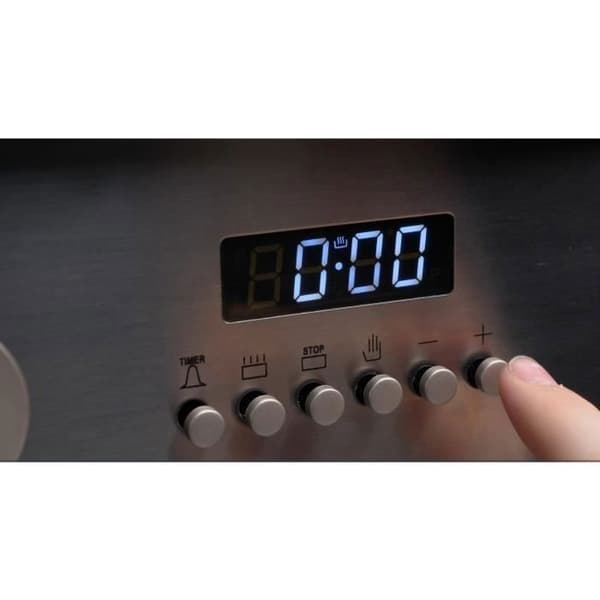 GURARI GCH E 912 X Elektrisk spis 90 cm, Glaskeramik, Inox, Rangeköksplatta