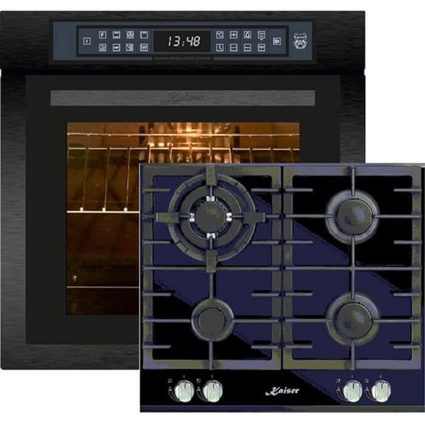 Kaiser EH 6306 RS Inbyggnadsugn 79 L + KCG 6380 Gasspis 60 cm