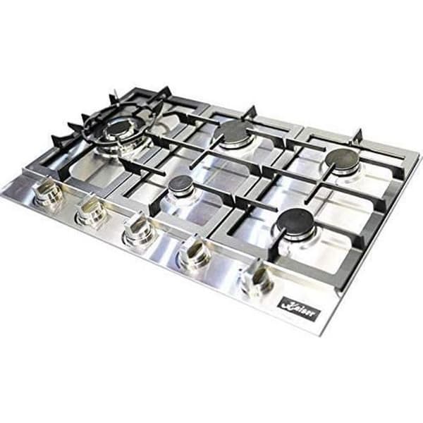 Kaiser KG 9357 Turbo, Gaskökspanna 90 cm, Exklusivt rostfritt stål - Fristående - Spis