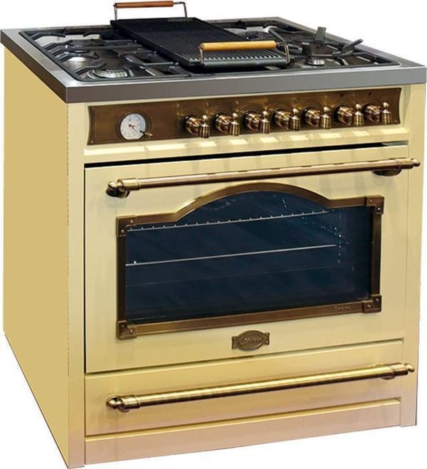 Kaiser HGE 93555 ElfEm Gas Elektrisk Spis 90cm/Elektrisk Ugn/Spis/115L/Gaskök/4,5 Kw WOK