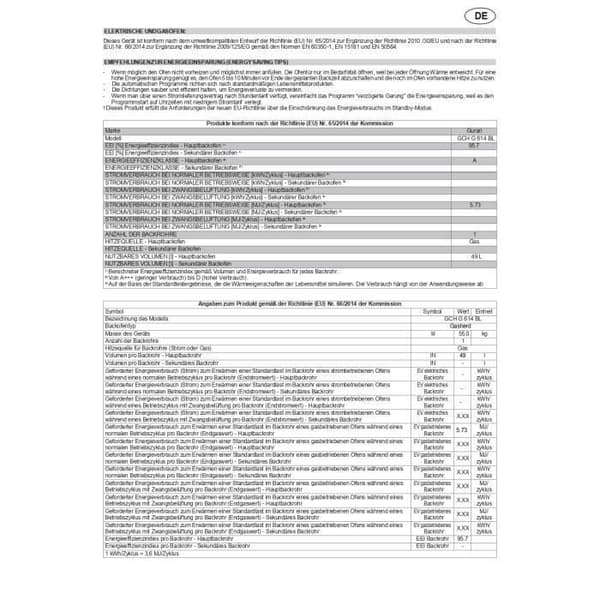 GURARI GCH G 614 BL Gasolugnar 60 cm + GCH 975 Bl 6 Fläkt 60 cm + spishällen