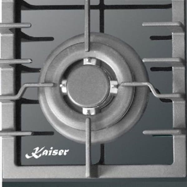 Kaiser KCG 6383 Gasolkök 60 cm / exklusiv / Frittstående / Spis / 4 brännare 3,8 kW WOK