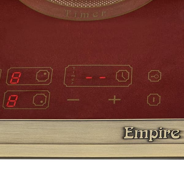 KAISER Glaskeramikhäll Kaiser Empire bordeaux KCT 6185 RotEm Autark Kök 60 cm
