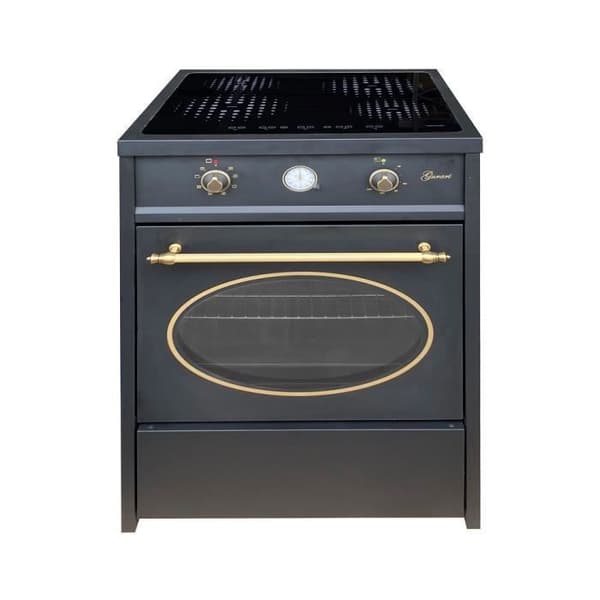 GURARI GCH E 612 BL r Induktionshäll 60 cm + GCH 975 Bl 6 Fläktkåpa 60 cm
