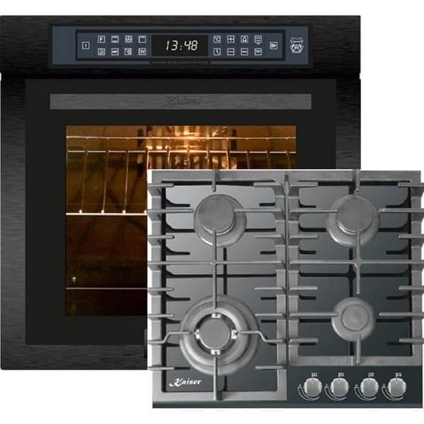 Kaiser EH 6306 RS Inbyggnadsugn 79 L + KCG 6383 Gaskökplatta 60 cm