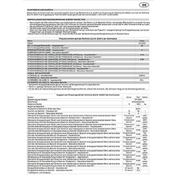 Kaiser Induktionskokensemble EH 6323 + KCT 777 FI La Perle, elektrisk ugn + induktionsplatta 77 cm