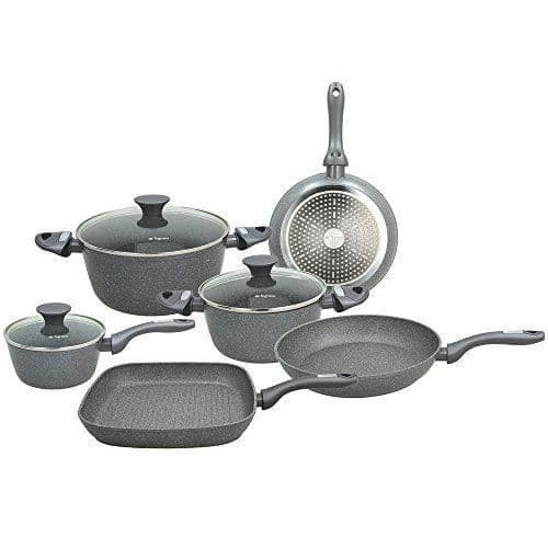 Köksset - Tognana - Mythos - 9 delar - Aluminium - Svart - Induktion