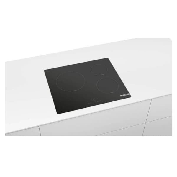 BOSCH PUC611BB5E Series 4 induktionshäll - 3 boosterbrännare 3700W - Svart