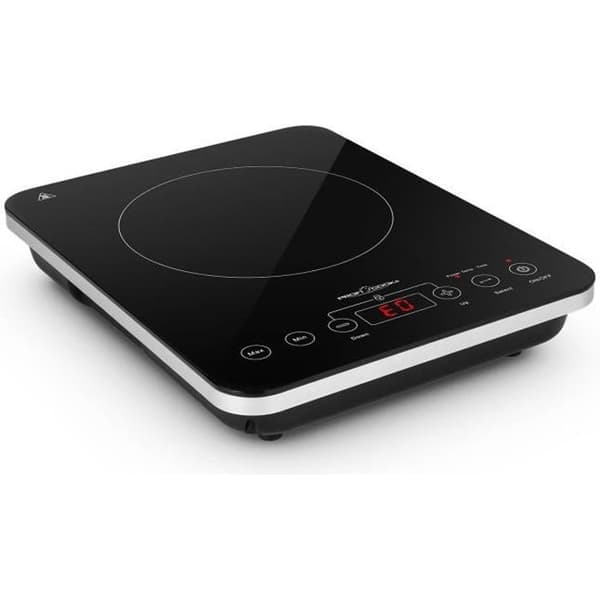 Induktionsspisplatta - PROFICOOK - PC-EKI 1062 - 2000W - Härdat glas - Svart Svart