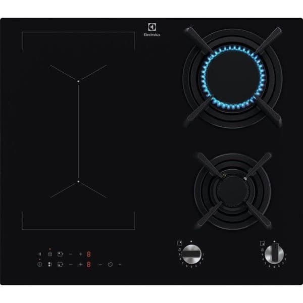 Blandad spishäll - Electrolux - KDI641723K - 60 cm - Svart - Gas och induktion