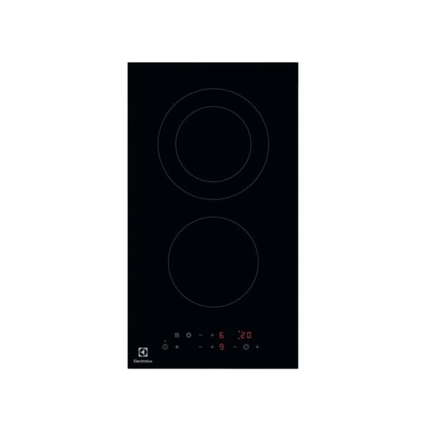 Keramisk spisplatta Electrolux LHR3233CK1 - Svart - 2 Hi-light zoner - 18 cm - 700/1700 W Svart