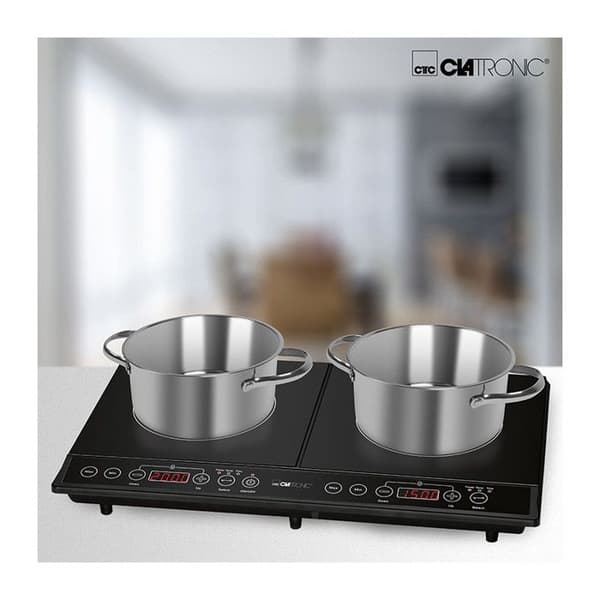 Clatronic DKI 3609 dubbel induktionshäll Svart