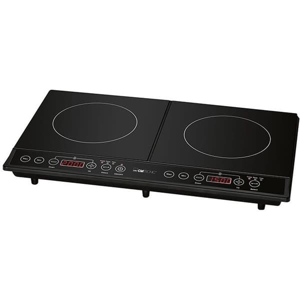 Clatronic DKI 3609 dubbel induktionshäll Svart Svart