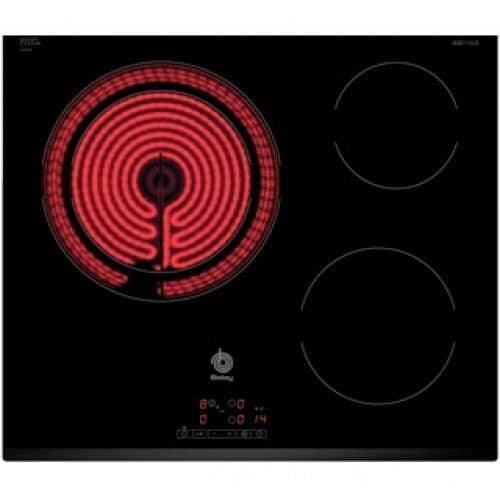 PLATTA 3EB-715LR 3F BISEL 1 ZON 28CM Svart
