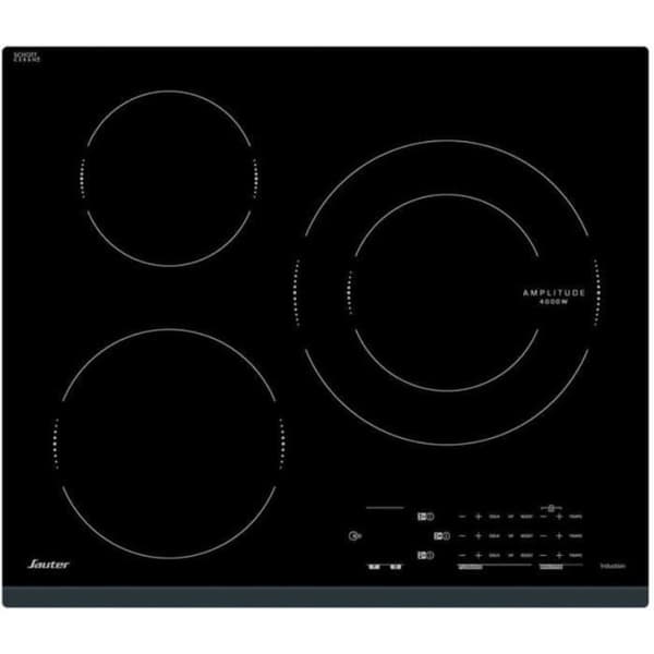 Induktionshäll - SAUTER - SPI4360B - 3 brännare - Touchkontroller - 4 kW