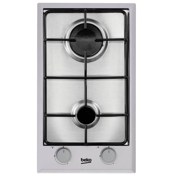 BEKO HDCG 32220 FX gasspis - Rostfritt stål - 2 brännare - 3900 W