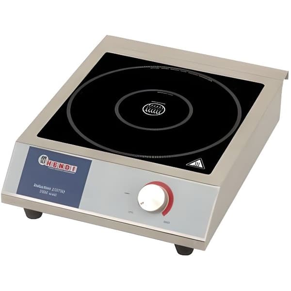 Induktionshäll - Modell 3500 M - 2 element - Rostfritt stål