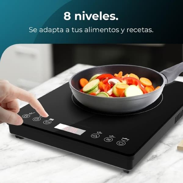 Cecotec Bärbar induktionsplatta Full Magma Slim