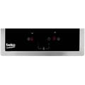 Miniatyrbild 3 av 4: BEKO HDMC32400TX häll - 2 induktionsbrännare - Touchkontroller - Svart - Integrerad timer