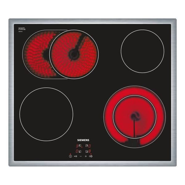 Keramisk kokplatta - SIEMENS ET645HN17E - Svart - 1200 W - 2000 W - 2200 W Svart