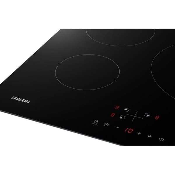 SAMSUNG NZ63M3NM1BB/UR - Induktionshäll - 3 områden - 7200 W - L59 x D57 cm - Glasbeläggning - Svart
