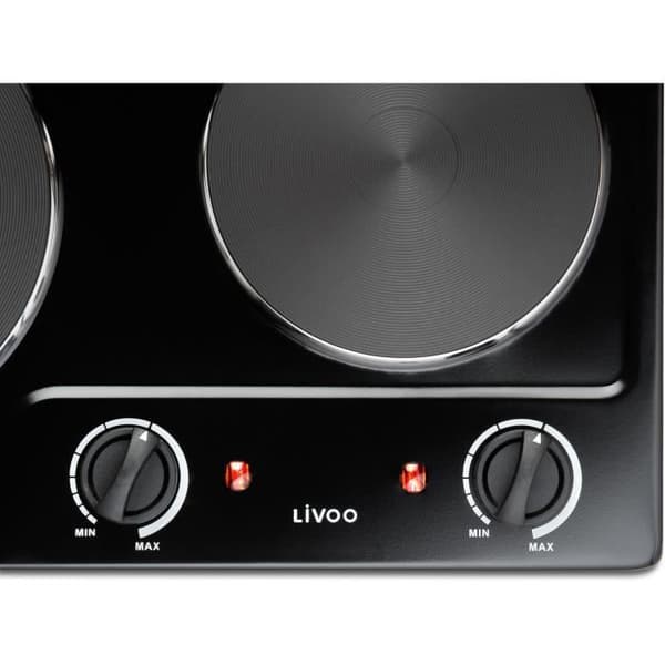 LIVOO Indbygget dobbelt kogeplade - DOC168N