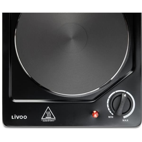 LIVOO Indbygget elektrisk kogeplade - DOC167N