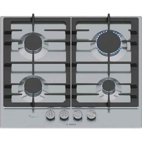 Kaasuliesi - BOSCH-sarja 6 - 4 poltinta - 52 x 58,2 x 4,5 cm - PCP6A5I90 - Ruostumaton teräs