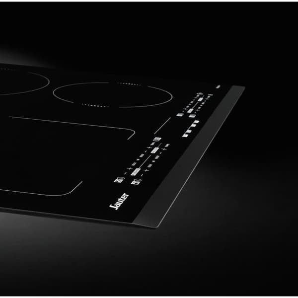 SAUTER Induktionshäll - 4 brännare - L60 x D51 cm - SPI4664B - 7200W - Glasbeläggning - Svart