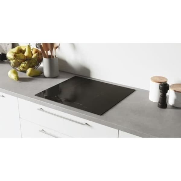 ROSIERES induktionskogeplade - 3 brændere - 59 x 52 x 5,8 cm - RI633CBB