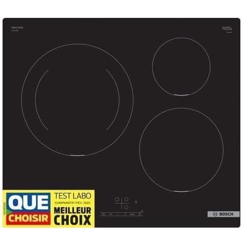 BOSCH induktionshäll - 3 brännare - 60 cm - PUJ611BB5E