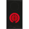 Miniatyrbild 1 av 4: Vitrokeramisk domino - BOSCH SER6 - 2 brännare - 3500 W - 30,6 x 52,7 cm - PKF375FP2H - Svart