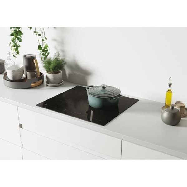 Keramisk spishäll - ROSIERES - 3 brännare - 5500 W - Touchkontroll - 59 x 52 cm - RKD73CT