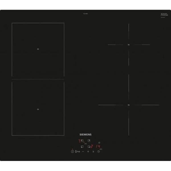 Siemens induktionsbord - 4 lampor - 60 cm - EE611BPB5E IQ500 Svart