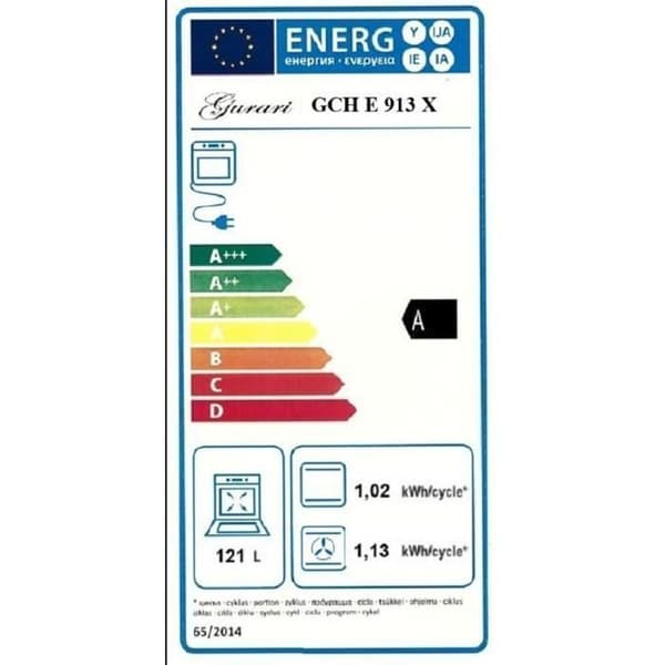GURARI GCH E 913 X Induktionsspis 90 cm Spis 121L+GCH C 147 IS 9 Kåpa 90 cm