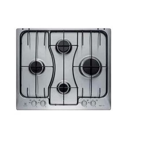 Electrolux RGG 6242 LOX, Inbyggd, Gasspis, Rostfritt stål, Svart, Rostfritt stål, 1000 W, 2000 W Rostfritt stål