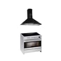 Miniatyrbild 1 av 4: GURARI Induktionsspis GCH E 913 X Induktionsspis 90 cm Spis 121L+GCH C 046 BL 9 Kåpa