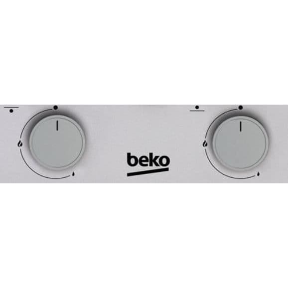 BEKO HDCG 32220 FX gasspis - Rostfritt stål - 2 brännare - 3900 W