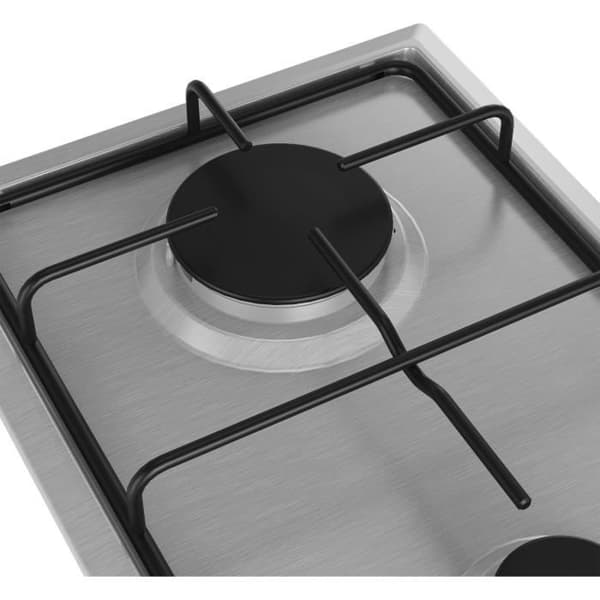 BEKO HDCG 32220 FX gasspis - Rostfritt stål - 2 brännare - 3900 W