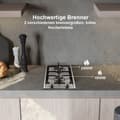 Miniatyrbillede 3 af 4: Gasblus, 4200W effekt, elektronisk tænding, holdbart design i rustfrit stål