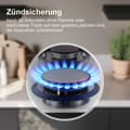 Miniatyrbillede 3 af 4: Indbygget gaskogeplade, 4 brænder design, holdbart rustfrit stål, elektronisk tænding