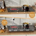 Miniatyrbillede 2 af 4: Karinear Keramisk Kogeplade, 3200W Effekt, Dobbelt-Koge Funktionalitet,EU