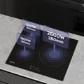 Miniatyrbild 3 av 6: CIARRA Platt Induktion 3 zoner med Timer 5600W Touch Sensitive Auto-Stopp Inbyggd 59cm CD3BIH-A