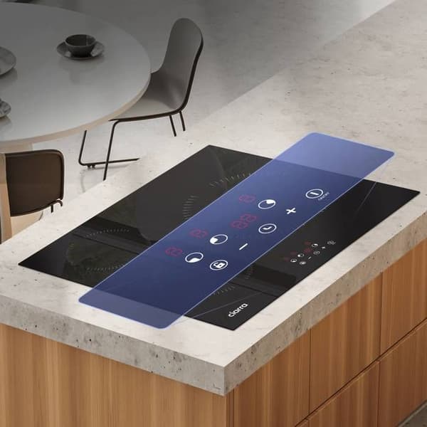 CIARRA Platt Induktion 3 zoner med Timer 5600W Touch Sensitive Auto-Stopp Inbyggd 59cm CD3BIH-A