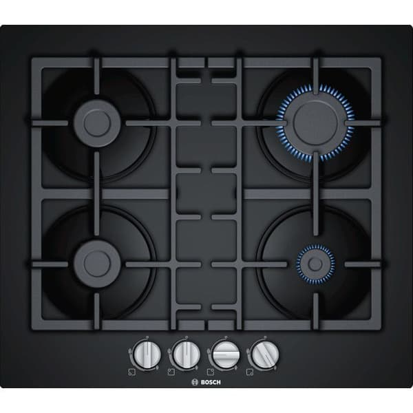 Bosch Gaskokplatta 60cm 4 brännare svart - pnp6b6b90