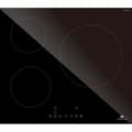 Miniatyrbillede 1 af 3: CONTINENTAL EDISON CETI3B28 induktionskogeplade 3 zoner, 6600W - 3 boostere - 3 timere - sort