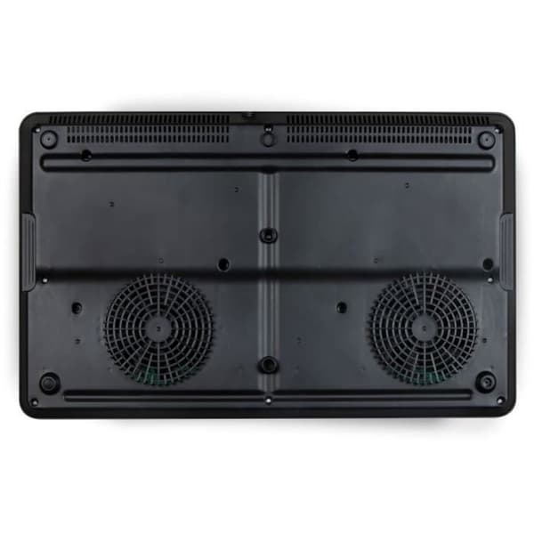 Induktionskogeplade - DOMO - 2 brændere - 56 x 34 x 7 cm - DO338IP Sort